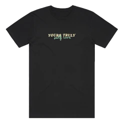 Yours Truly Self Care Embroidered Tee (Black)