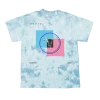 Veil Of Maya Synthwave Tie Dye Tee (Teal) -Cap Shop 220419 VeilofMaya SynthwaveTieDyeTee Teal