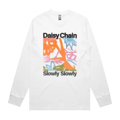 Slowly Slowly Album Tracklist Longsleeve (White)