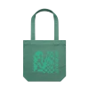 Ocean Alley Wavey Tote Bag (Pale Green) 2 Ocean Alley Wavey Tote Bag (Pale Green) -Cap Shop 220616 OceanAlleyApril22Tour Tote 1