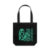 Ocean Alley Wavey Tote Bag (Black) -Cap Shop 220616 OceanAlleyApril22Tour Tote Black