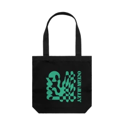 Ocean Alley Wavey Tote Bag (Black)