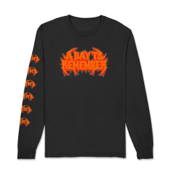 A Day To Remember Metal Logo Longsleeve (Black)