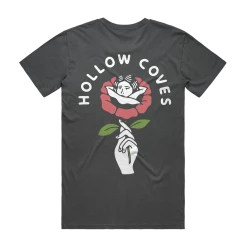 Hollow Coves Flower Tee (Charcoal)