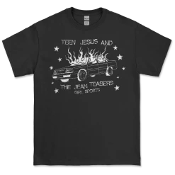Teen Jesus And The Jean Teasers Girl Sports Tee (Black)