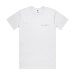 Jack Botts Sucker For Sunsets Pink Logo Tee (White Marle)