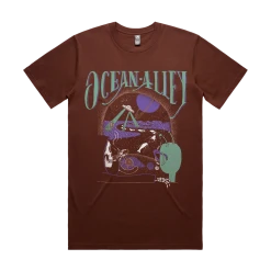 Ocean Alley Alien Tee (Chestnut)