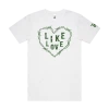 The Amity Affliction Like Love Tee (White) -Cap Shop 230221 TheAmityAffliction ISeeDeadPeopleRange ProductImages LikeLove FEB23