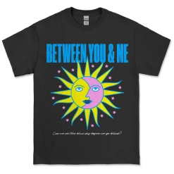 Between You And Me Sun & Moon Tee (Black)