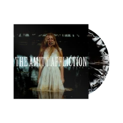 The Amity Affliction Not Without My Ghosts 12" Vinyl (Black & White Aside/Bside With Heavy White Splatter)