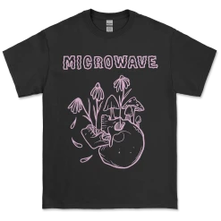 Microwave Mushroom Skull Tee (Black)