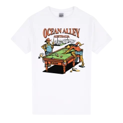 Ocean Alley Pool Table Tee (White)