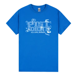 Pist Idiots All Love No Hate Tee (Blue)