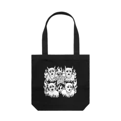 Teen Jesus And The Jean Teasers Devil Tote Bag (Black) + Album Digital Download
