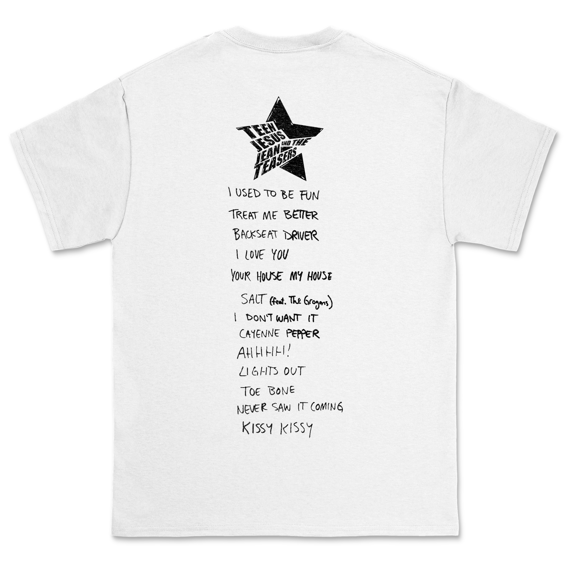 Teen Jesus And The Jean Teasers I Love You Album Tee (White) + Album Digital Download 4 Teen Jesus And The Jean Teasers I Love You Album Tee (White) + Album Digital Download - Image 2