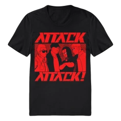 Attack Attack! Anime Tee (Black/Red)