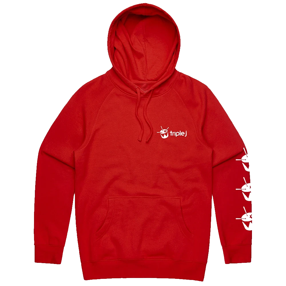 triple j Drum Sleeve Hoodie (Red) Triple J Drum Sleeve Hoodie (Red) -Cap Shop ABCLICENSERANGE MAY2020 3 1024x 2e717479 6f0b 4f8e 8bd9 8d8674303b04