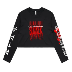 A Day To Remember Blood Sucker Crop Longsleeve (Black)