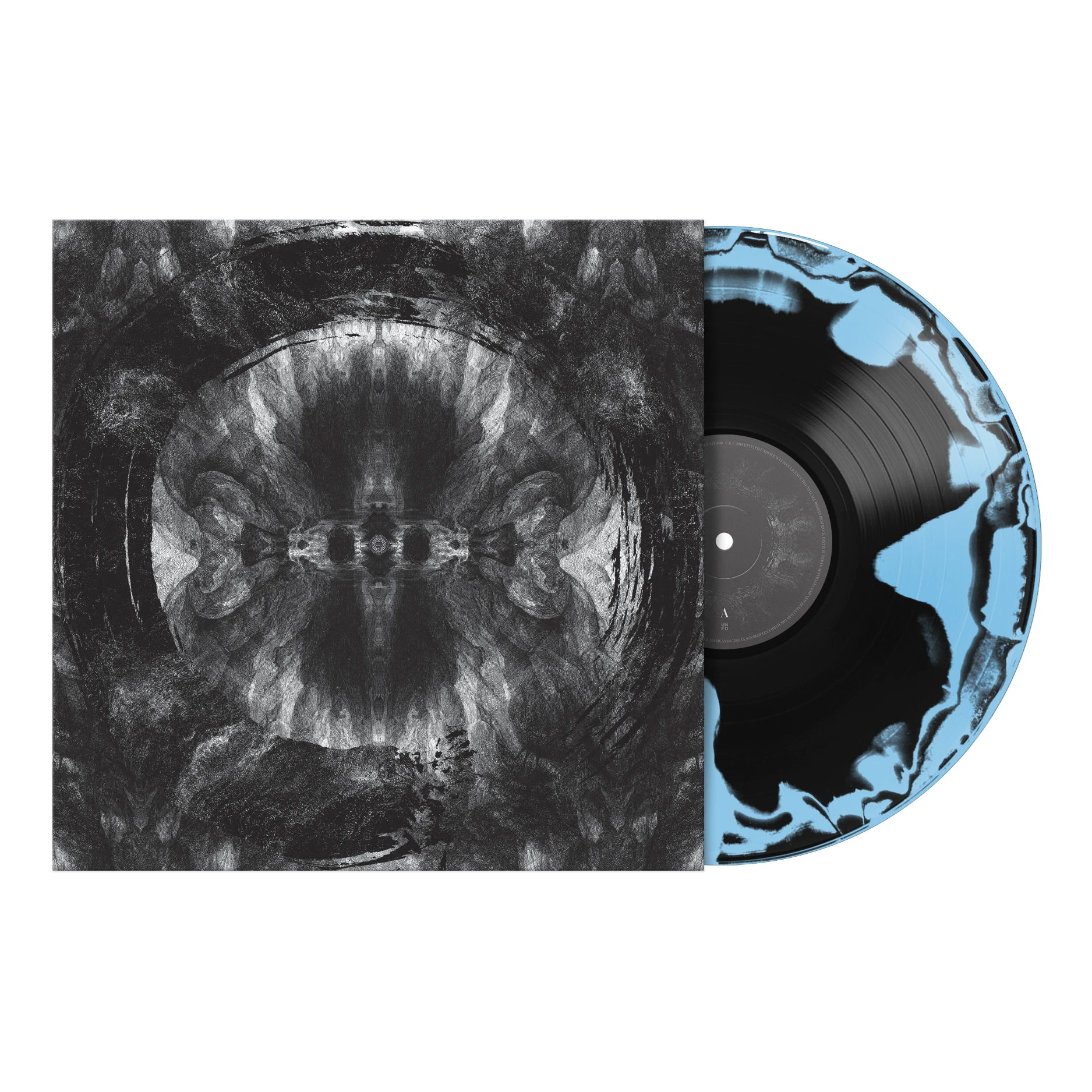 Holy Hell 12" Vinyl (Black & Light Blue Smash) Architects Holy Hell 12" Vinyl (Black & Light Blue Smash) -Cap Shop ARCTCS HLYHLL VNYL BLKBLU AB MOCK V2