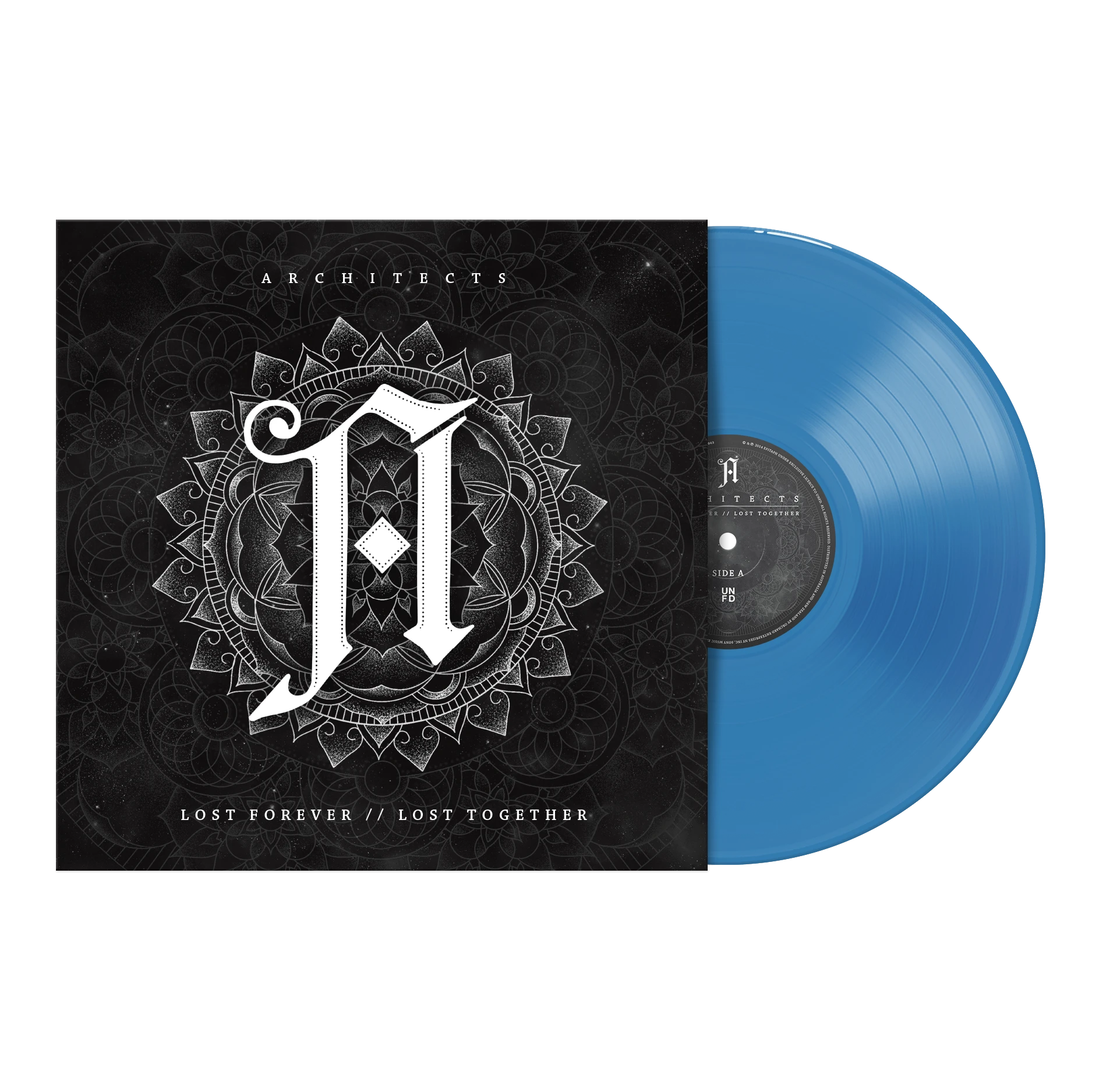 Lost Forever, Lost Together 12" Vinyl (Transparent Blue) Architects Lost Forever, Lost Together 12" Vinyl (Transparent Blue) -Cap Shop ARCTCTS LFLT VNYL TransBlue MOCK V2