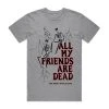 The Amity Affliction AMFAD Skeleton Tee (Grey Marle) 1 The Amity Affliction AMFAD Skeleton Tee (Grey Marle) -Cap Shop All my friends are dead mock