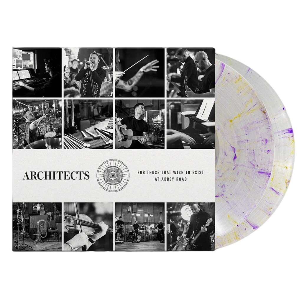 For Those That Wish To Exist - Live At Abbey Road 2LP Vinyl (Clear w/ Yellow & Purple Splatter) Architects For Those That Wish To Exist - Live At Abbey Road 2LP Vinyl (Clear W/ Yellow & Purple Splatter) -Cap Shop
