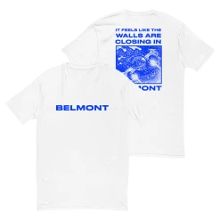 Belmont Walls Tee -Cap Shop BelmontWhiteTee
