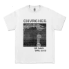 Chvrches He Said She Said Tee (White) -Cap Shop CHVRCHESPixelPhoneTeeWhite