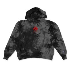 Erra Burst Logo Embroidered Tie-Dye Hoodie (Champion)