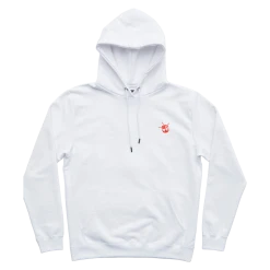 Triple J Drum Logo Hoodie (White)