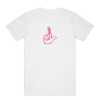 Loser L Hand Tee (White) -Cap Shop Loser Red L Hand White