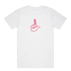 Loser L Hand Tee (White)