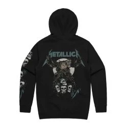 Metallica S&M2 Skulls Hoodie (Black) -Cap Shop METALLICA SM2 Skulls Blk Pullover Bk