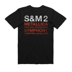 Metallica S&M2 Scratch Cello Tee (Black) -Cap Shop METMSS2 2