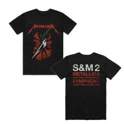 Metallica S&M2 Scratch Cello Tee (Black) -Cap Shop METMSS2 3