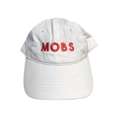 MOBS Logo Dad Hat (White)