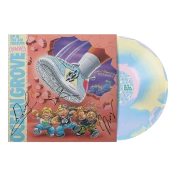 Ocean Grove Up In The Air Forever 12" Vinyl Signed Copy (Light Pink, Light Blue & Cream A-Side/B-Side)