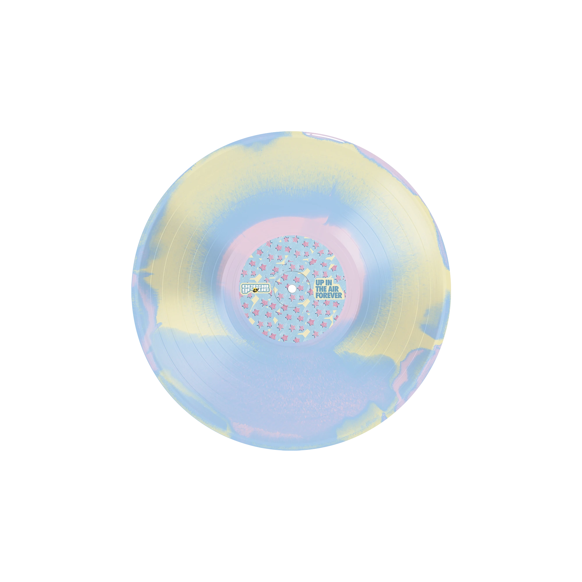 Ocean Grove Up In The Air Forever 12" Vinyl (Light Pink, Light Blue & Cream A-Side/B-Side) - Image 2