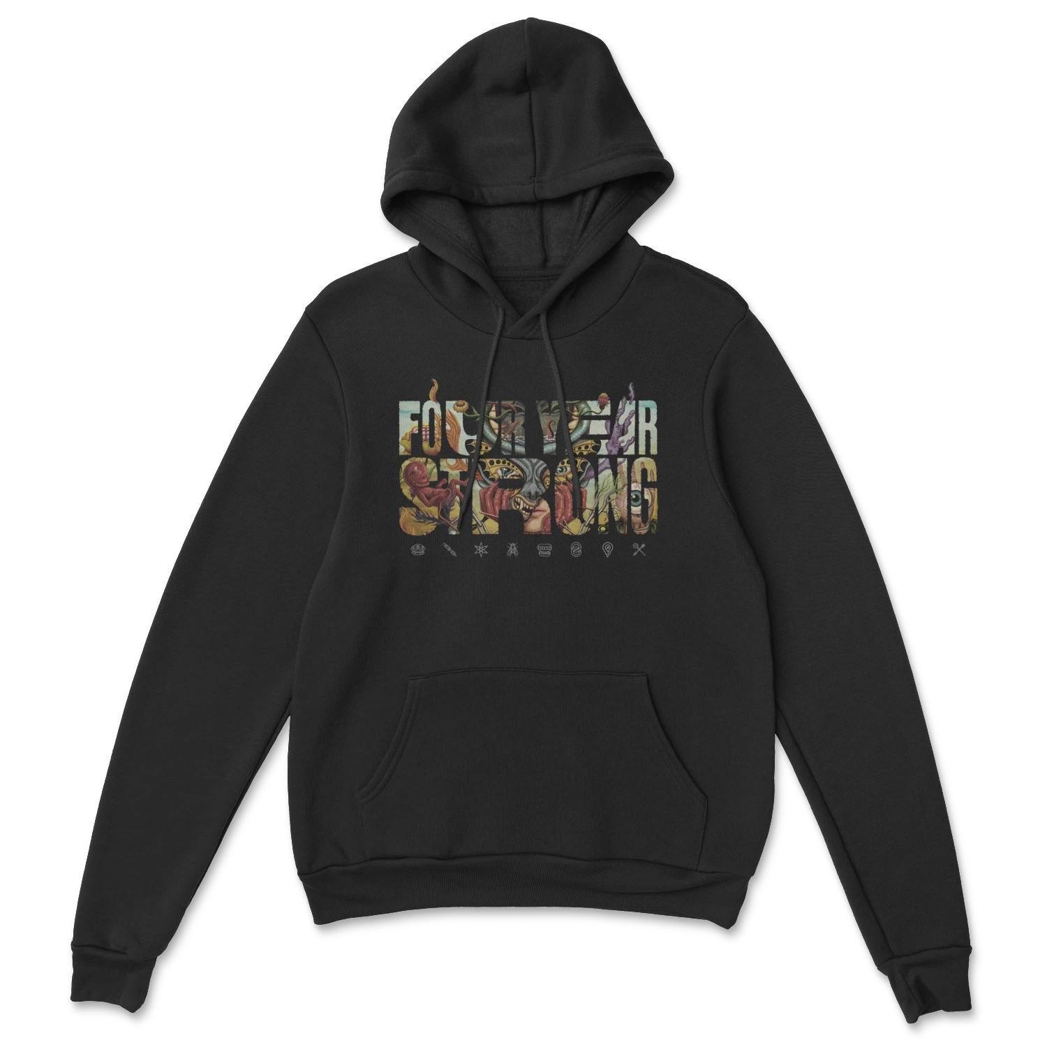 Four Year Strong Brain Pain Hoodie (Black) 3 Four Year Strong Brain Pain Hoodie (Black)
