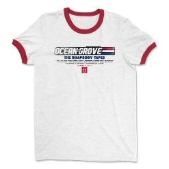 Ocean Grove Wrong Way Ringer Tee (Red/White)
