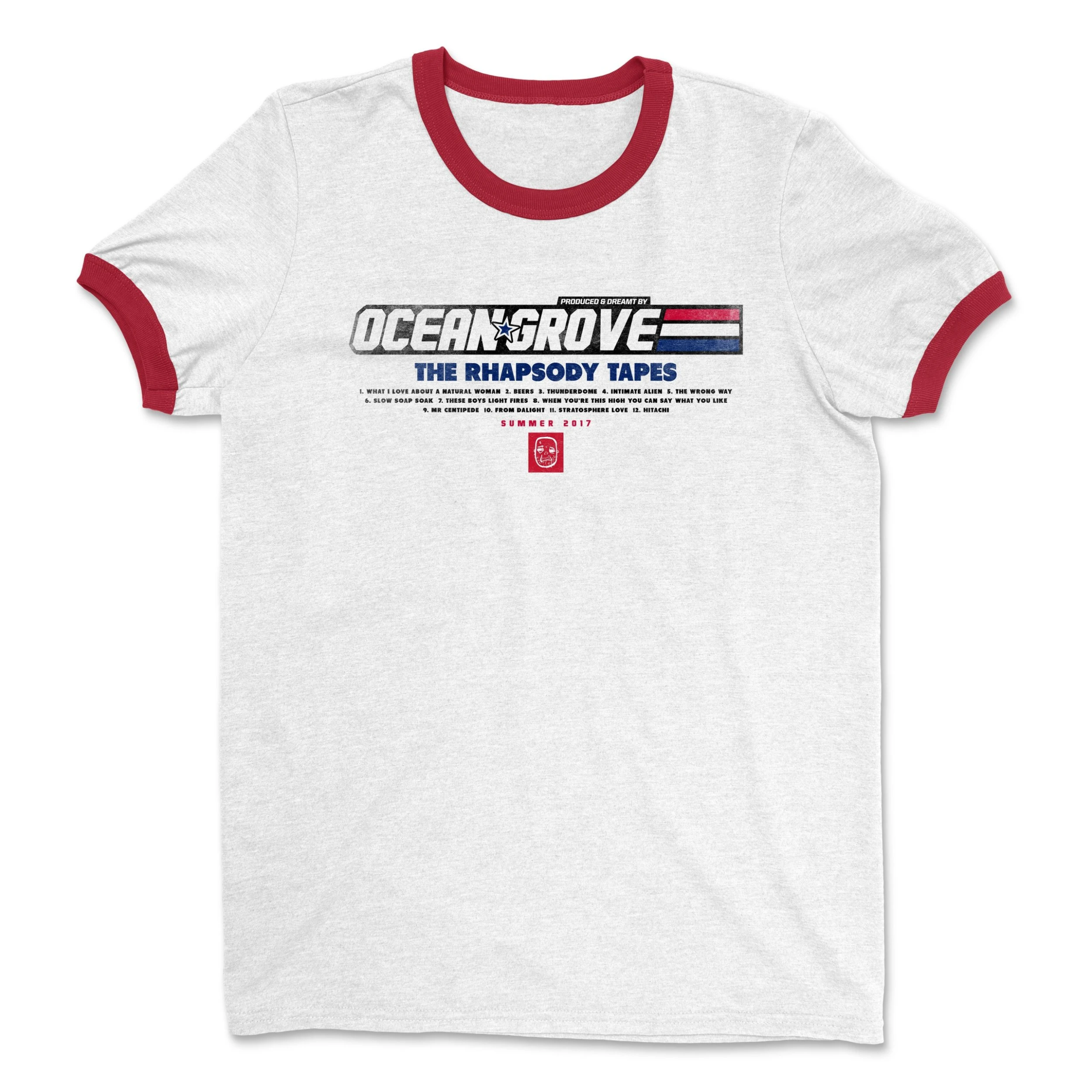 Ocean Grove Wrong Way Ringer Tee (Red/White) 3 Ocean Grove Wrong Way Ringer Tee (Red/White)