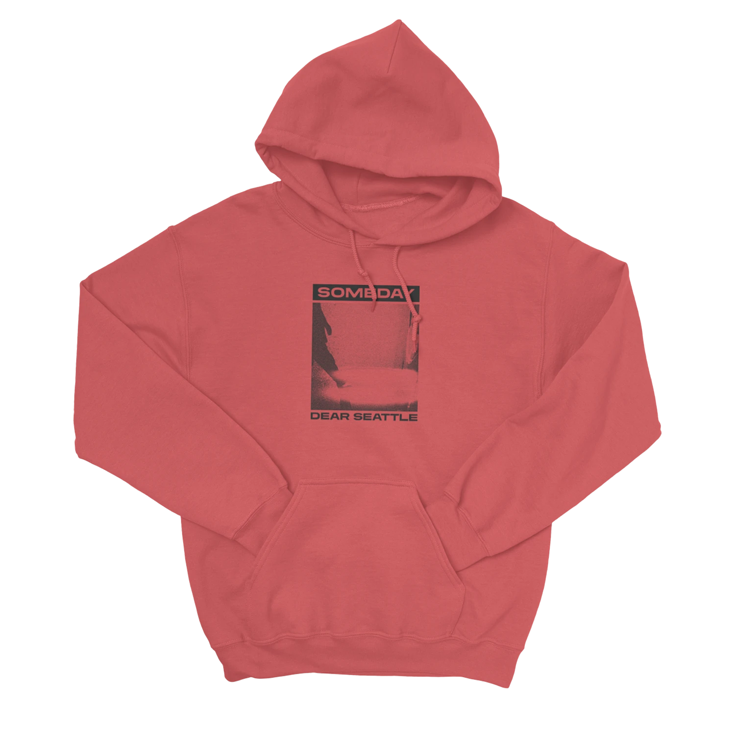 Dear Seattle Hoodie (Red) Dear Seattle Hoodie (Red) -Cap Shop REDHOOD