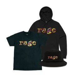 Rage Tee Hoodie Hat Bundle