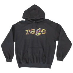 Rage Vintage Logo Hoodie (Black)