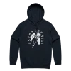 Senses Fail Heart Hoodie (Navy) -Cap Shop SENSESFAILHEARTHOODF