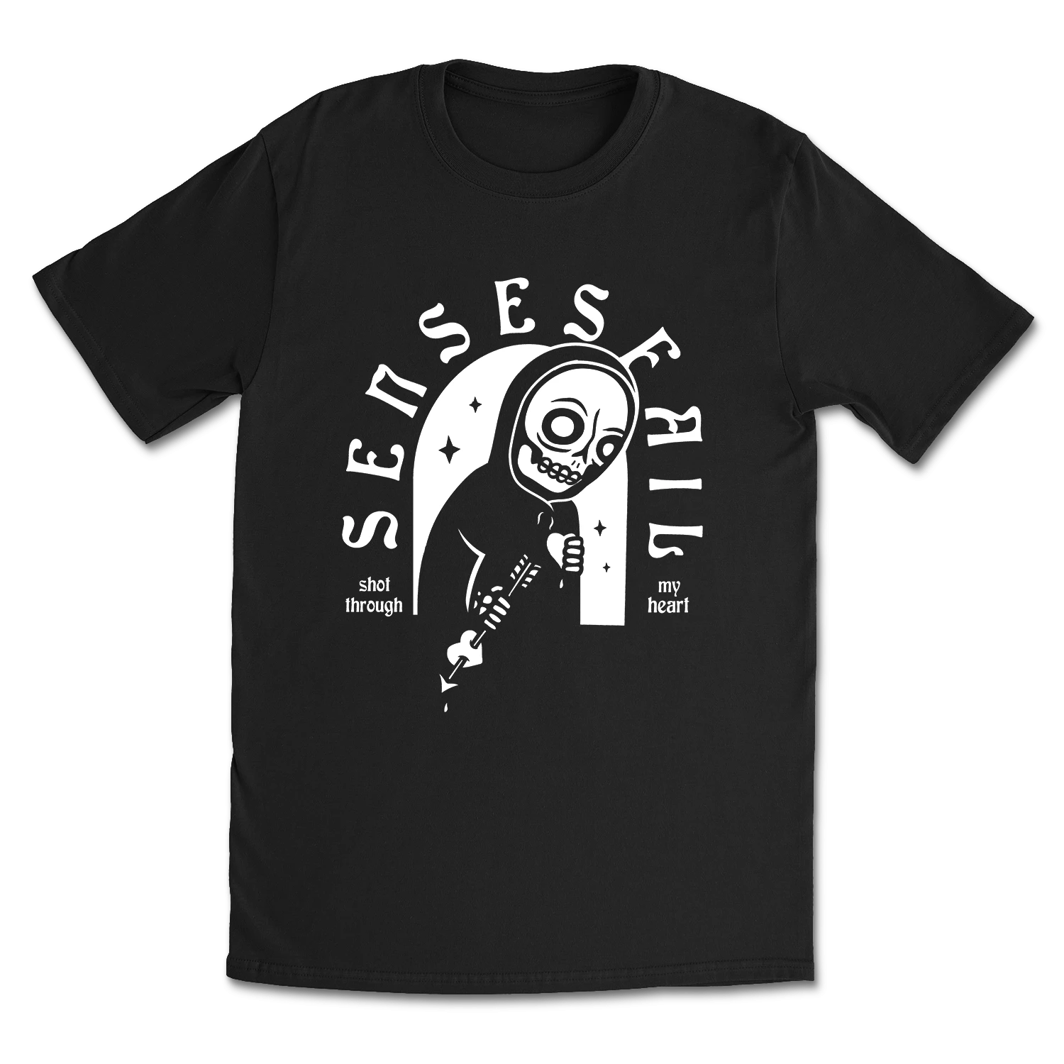 Heart Tee (Black) Senses Fail Heart Tee (Black) -Cap Shop SENSESFAILHEARTTEEF