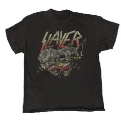 Slayer Demon Melt Tee (Black Vintage Wash)