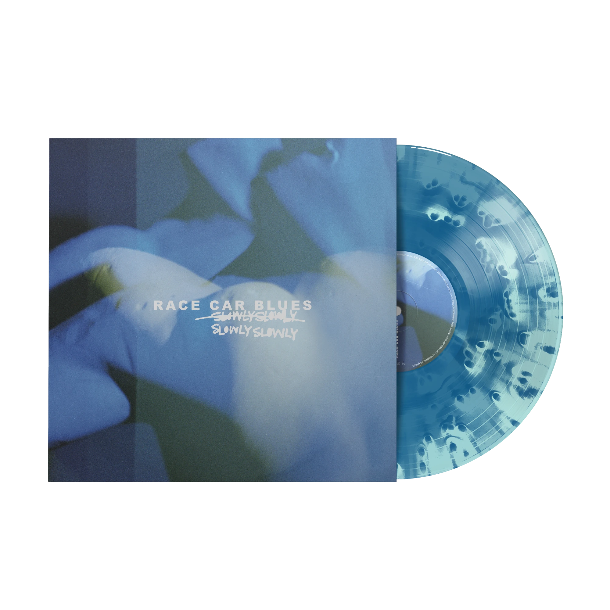 Slowly Slowly Race Car Blues 12" Vinyl (Cloudy Electric Blue & Dark Blue) 3 Slowly Slowly Race Car Blues 12" Vinyl (Cloudy Electric Blue & Dark Blue)
