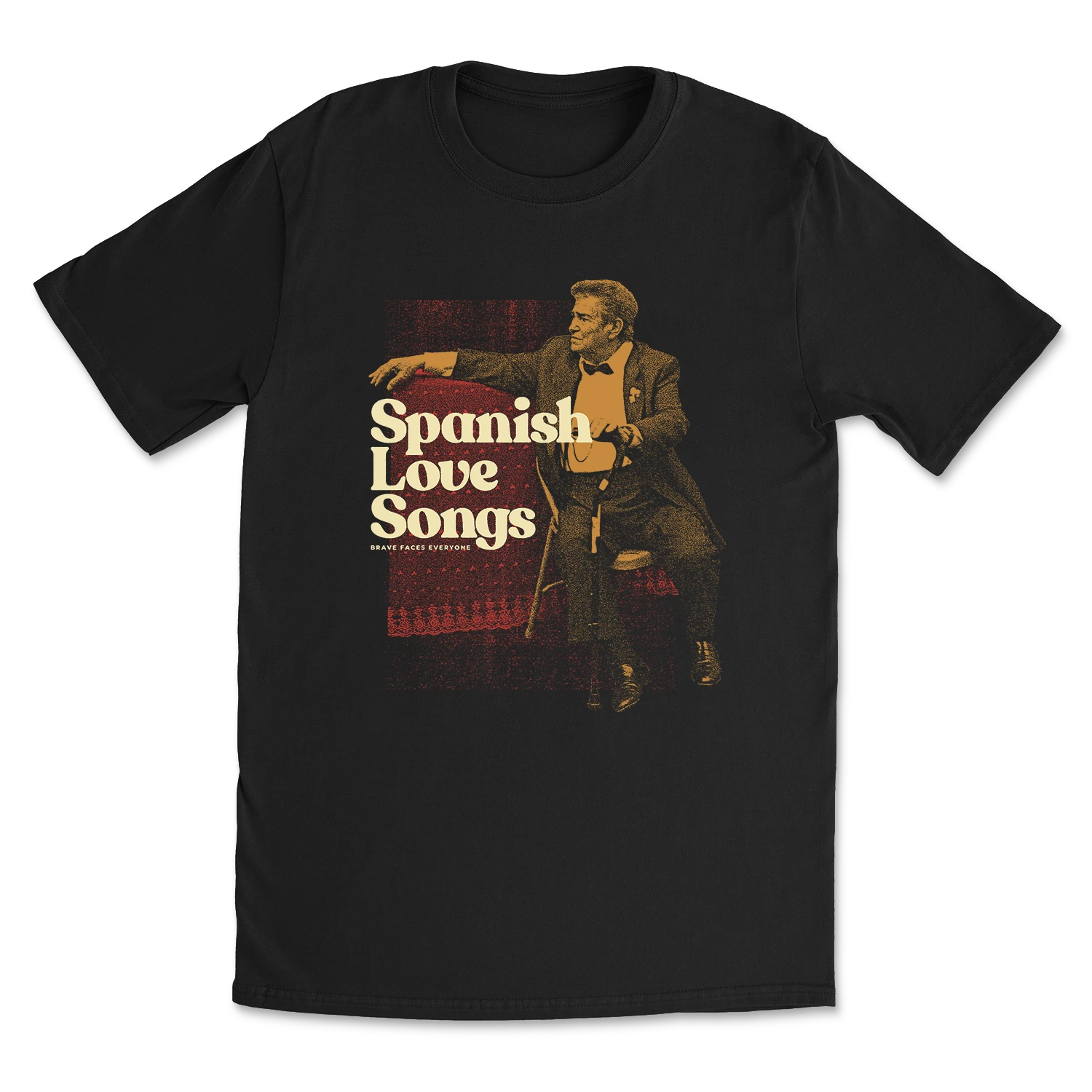 Spanish Love Songs Brave Faces Everyone Tee (Black) 3 Spanish Love Songs Brave Faces Everyone Tee (Black)