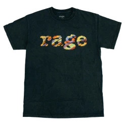 Rage Vintage Logo Tee (Black)
